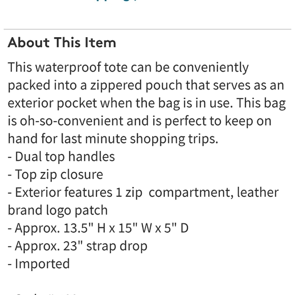 Foldable tote bag lavender - Picture 2 of 5